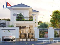 Thiết kế biệt thự sân vườn 20BT20